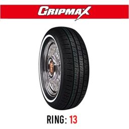 لاستیک خودرو گریپ مکس مدل Status Radial (دور سفید) سایز 175/70R13