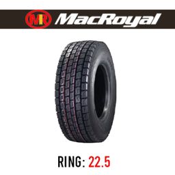 لاستیک خودرو مک رویال مدل MR09 (گل عقب) سایز 315/80R22.5