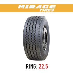 لاستیک خودرو میراژ مدل MG022 (گل جلو و عقب، 4 خط) سایز 385/65R22.5