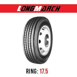 لاستیک خودرو لانگ مارچ مدل LM216 (گل جلو) سایز 235/75R17.5