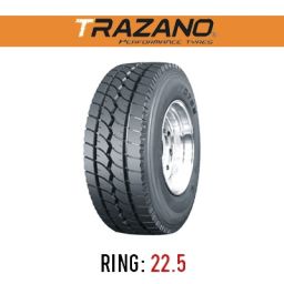 لاستیک خودرو ترازانو مدل MD752 (گل عقب، 3 خط) سایز 315/80R22.5