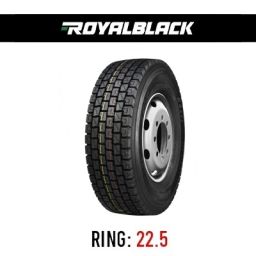 لاستیک خودرو رویال بلک مدل RD318 (گل عقب) سایز 315/80R22.5
