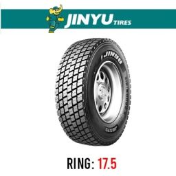 لاستیک خودرو جینیو مدل JD575 (گل عقب) سایز 235/75R17.5
