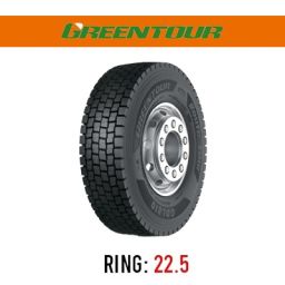 لاستیک خودرو گرین تور مدل GDL810 (گل عقب) سایز 315/80R22.5